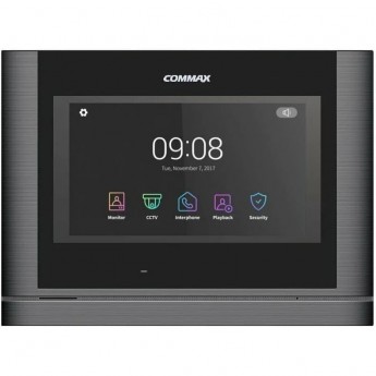 Абонентский монитор COMMAX CDV-704MF/VZ Dark Silver Black Smog Абонентский монитор COMMAX CDV-704MF/VZ Dark Silver Black Smog